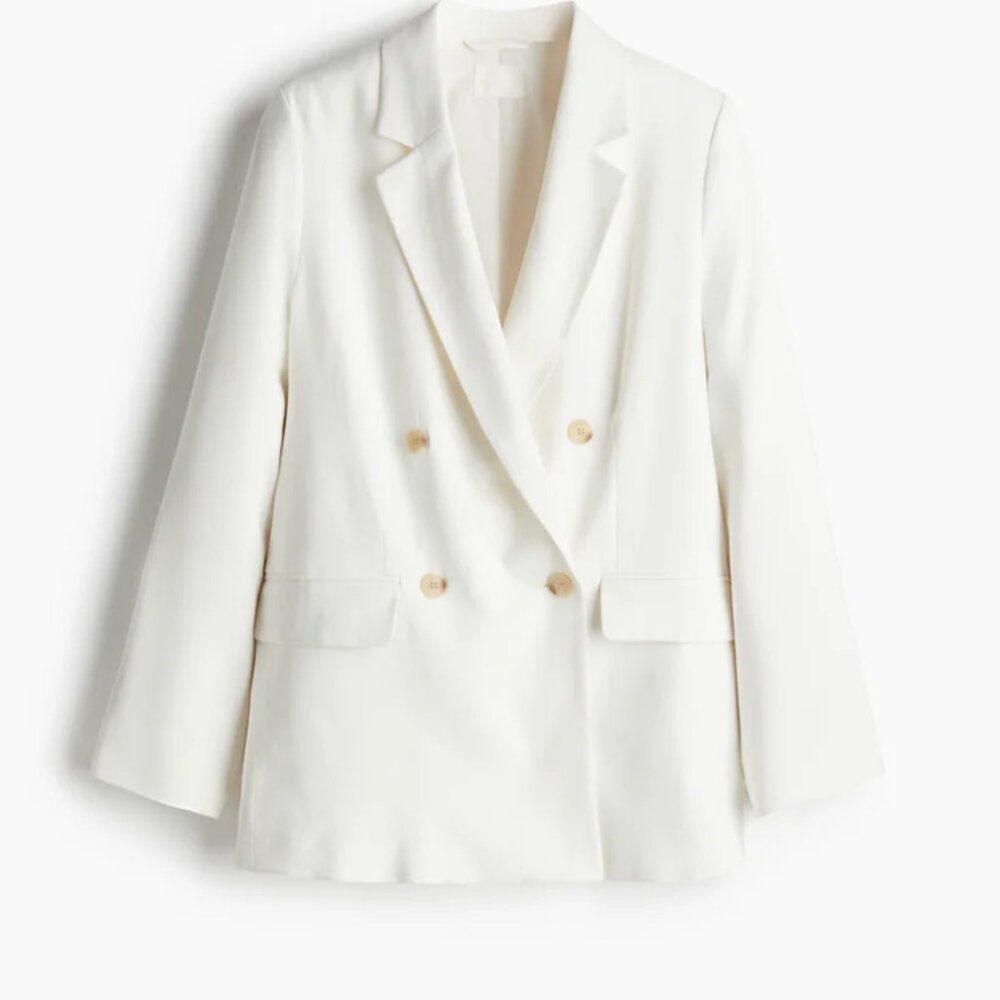 Two H&M double breasted blazers (XS)